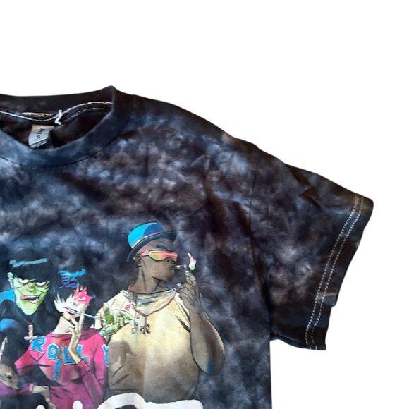 Gorillaz Tie Dye Band Graphic Music Merch Tee S - Picture 2 of 5